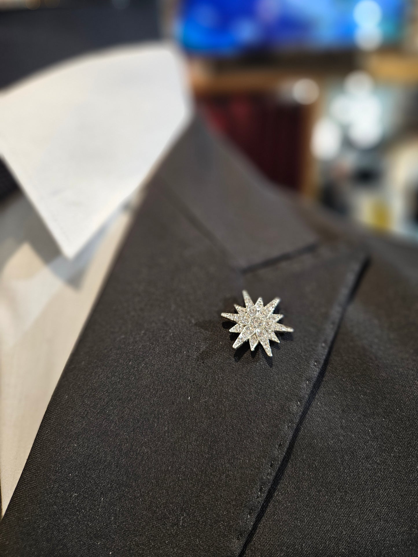 Men's Brooch Silvestar Pin lapel