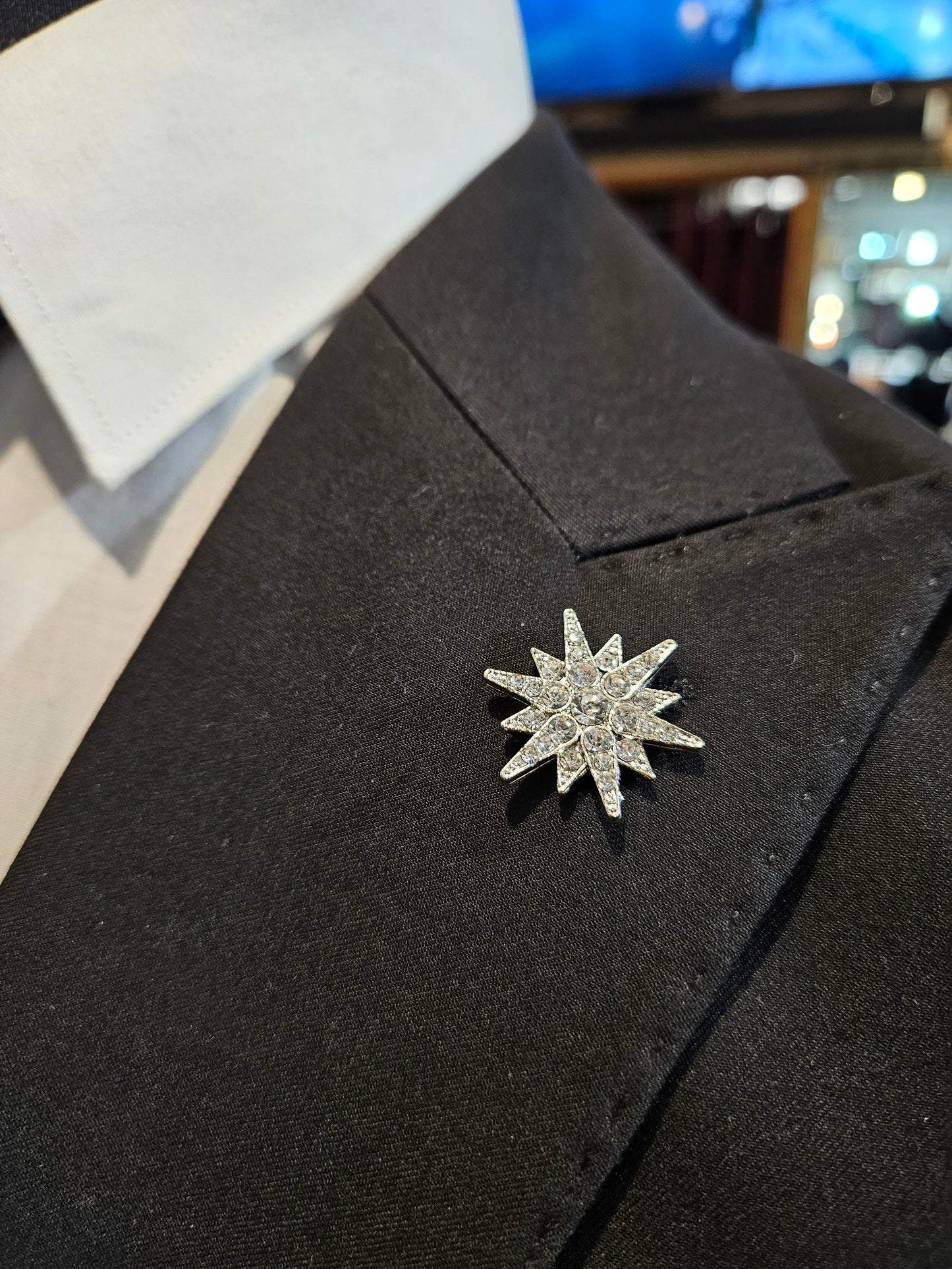 Men's Brooch Silvestar Pin lapel