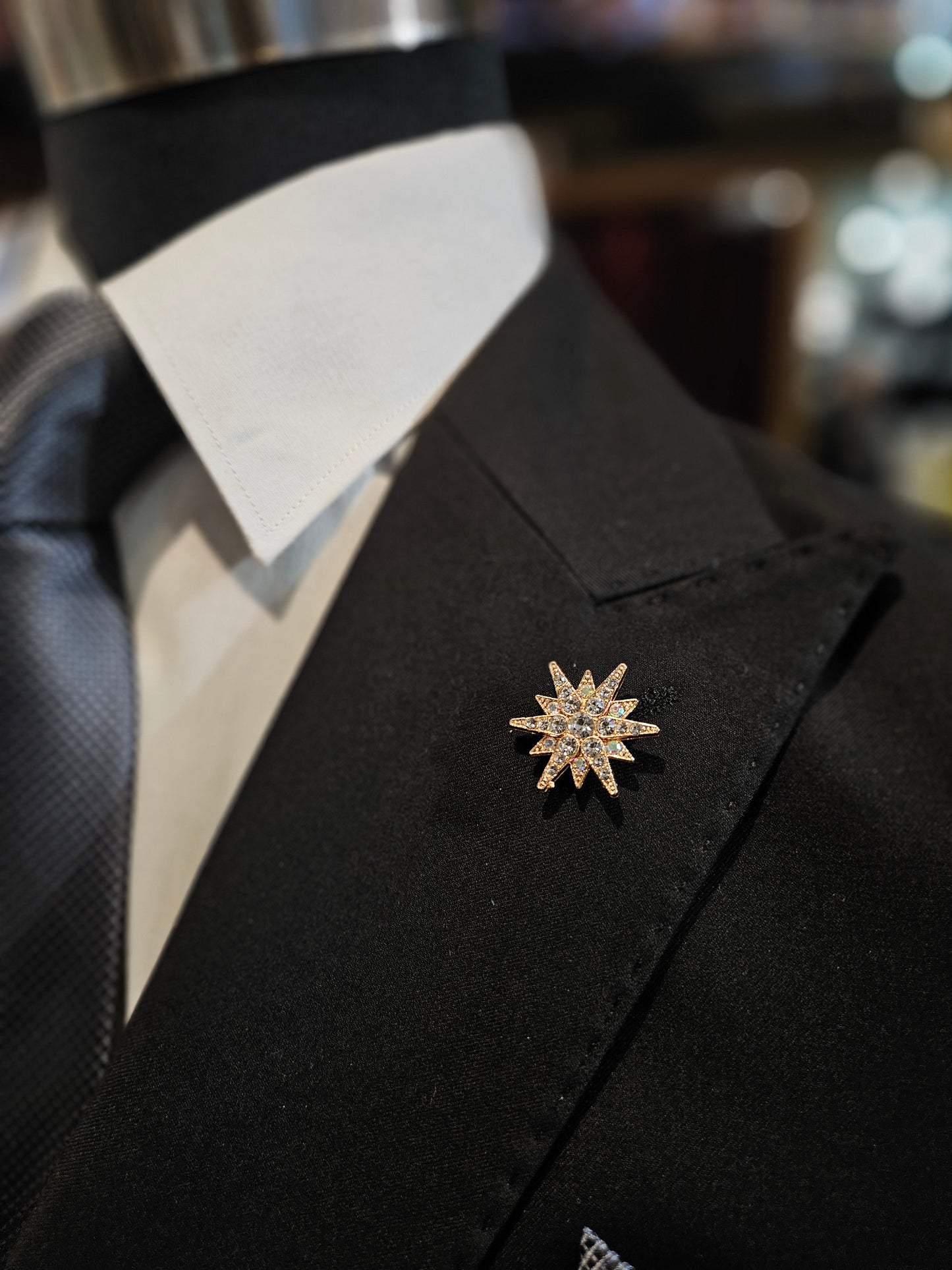 Men's Brooch Goldstar Pin lapel