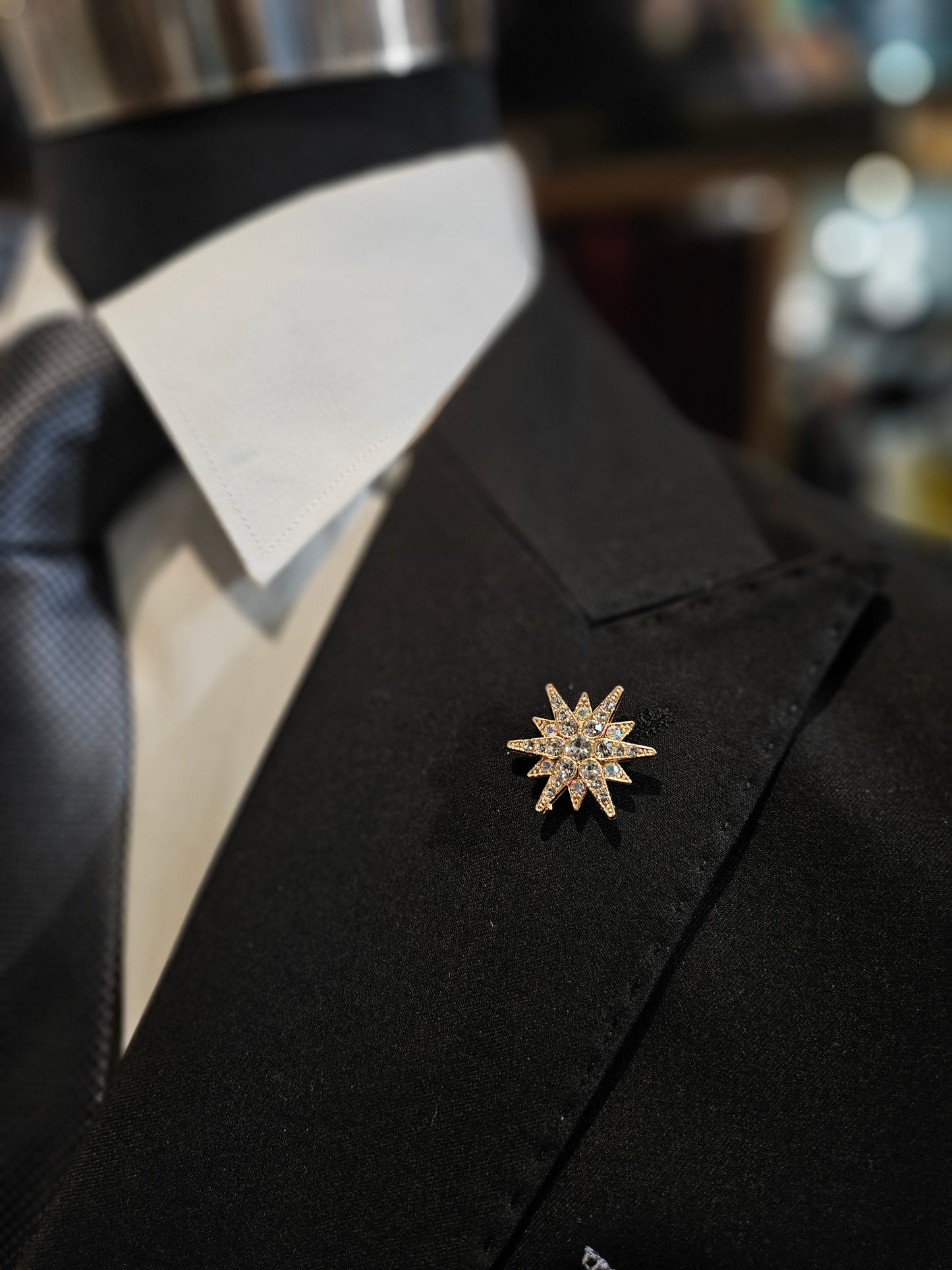 Men's Brooch Goldstar Pin lapel