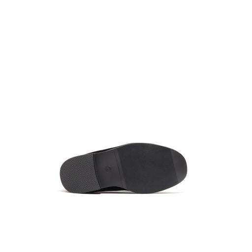 Boy's Black Velvet Loafers