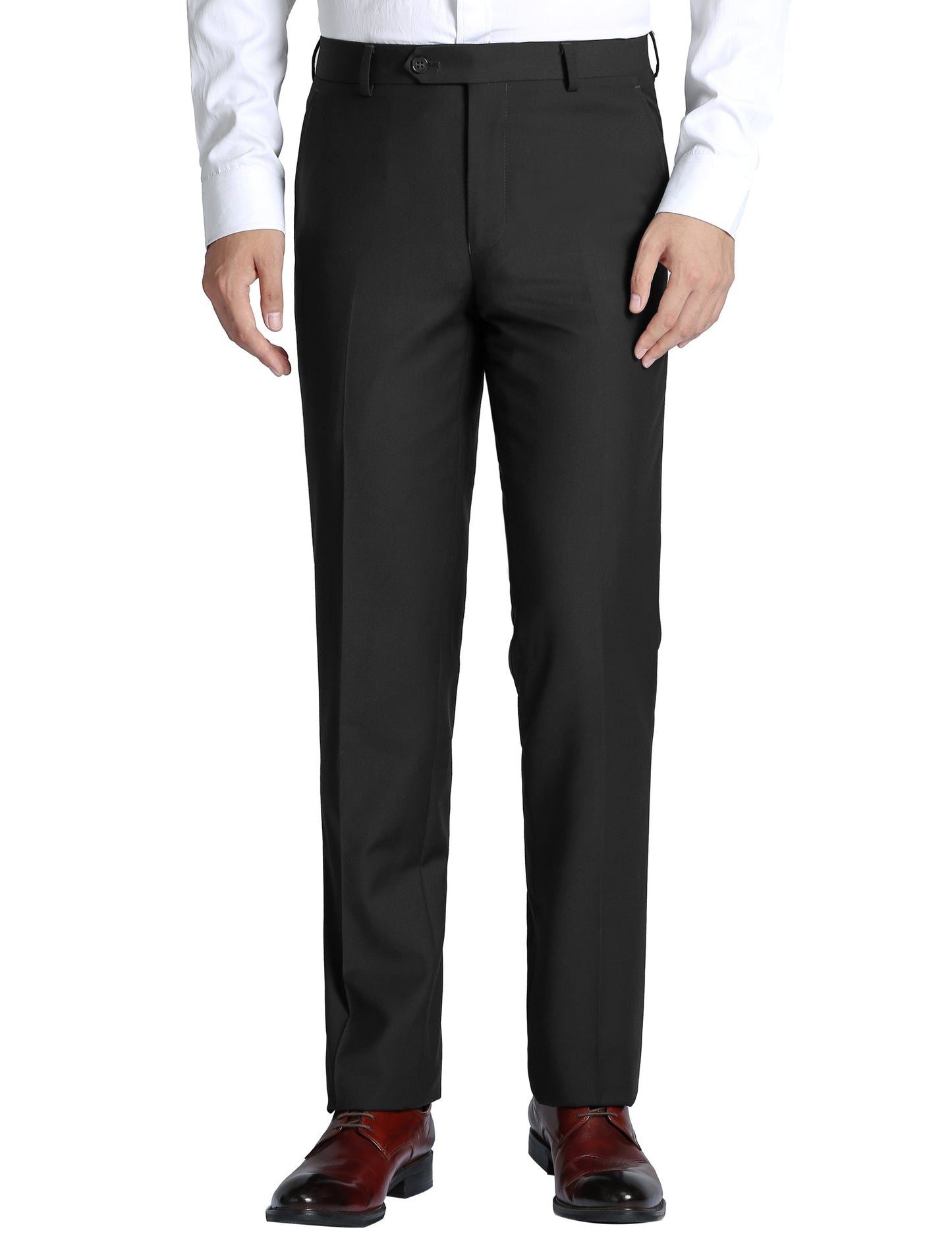 Men's Black Slim Fit Dress Pants