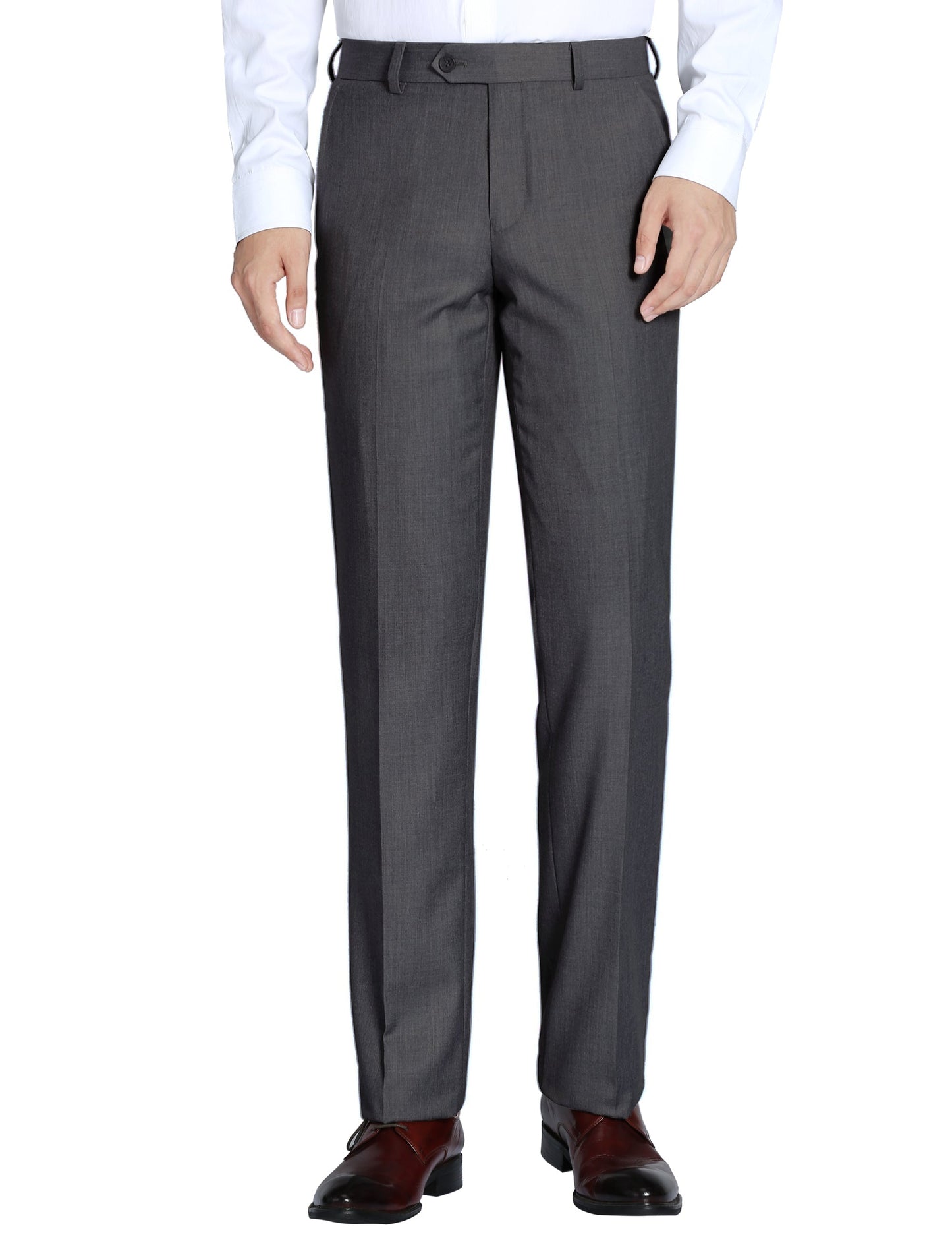 Men's Charcoal Slim Fit Dress Pants