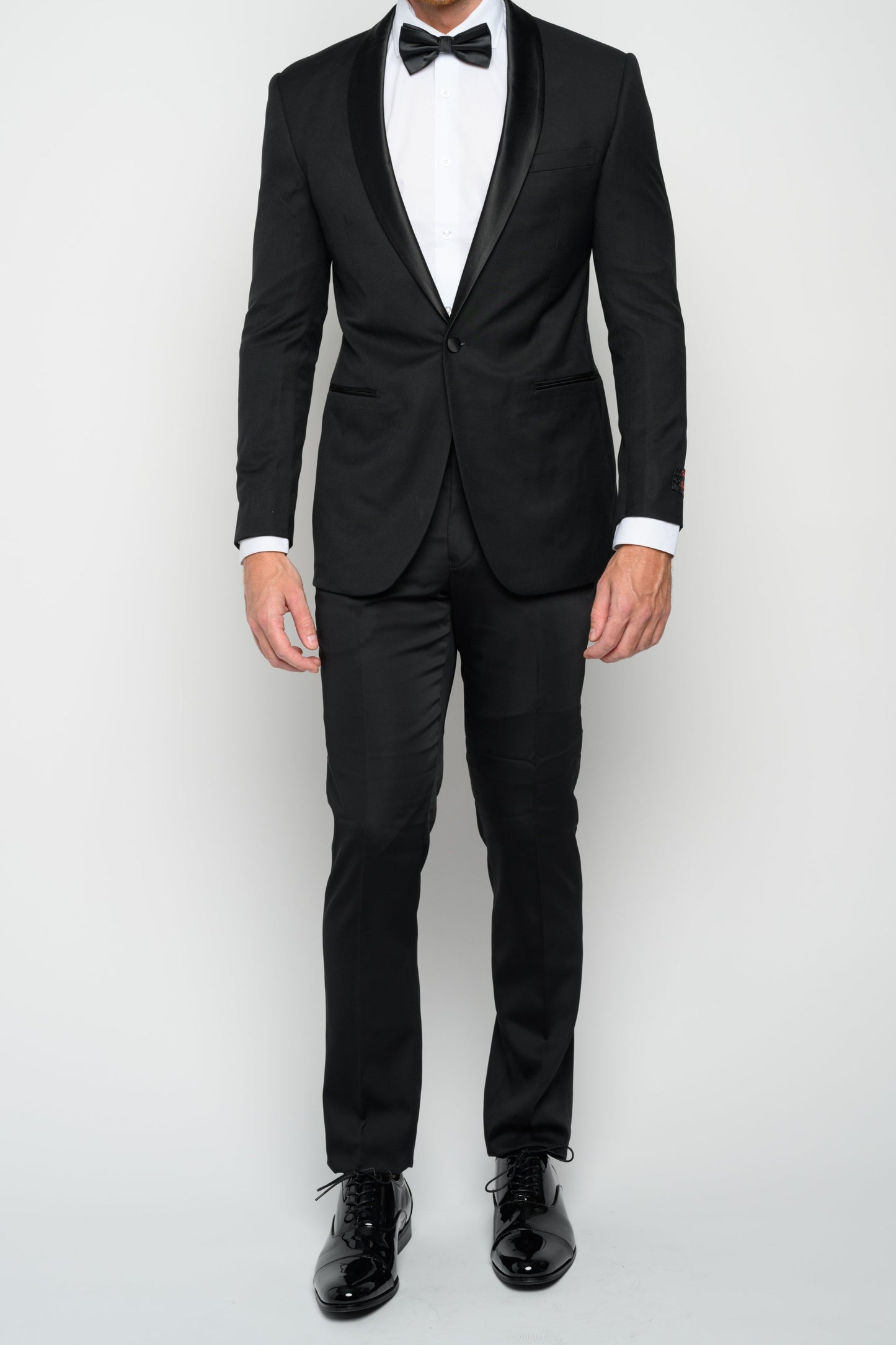 Men's Black Shawl Lapel Men's Slim Fit Tuxedo