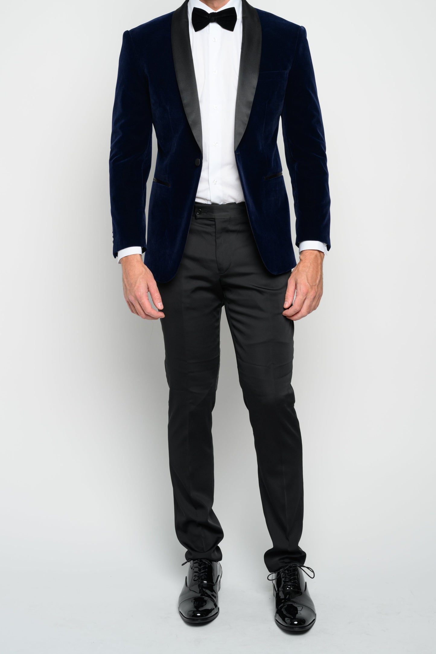 Men's Navy Velvet Tuxedo Jacket