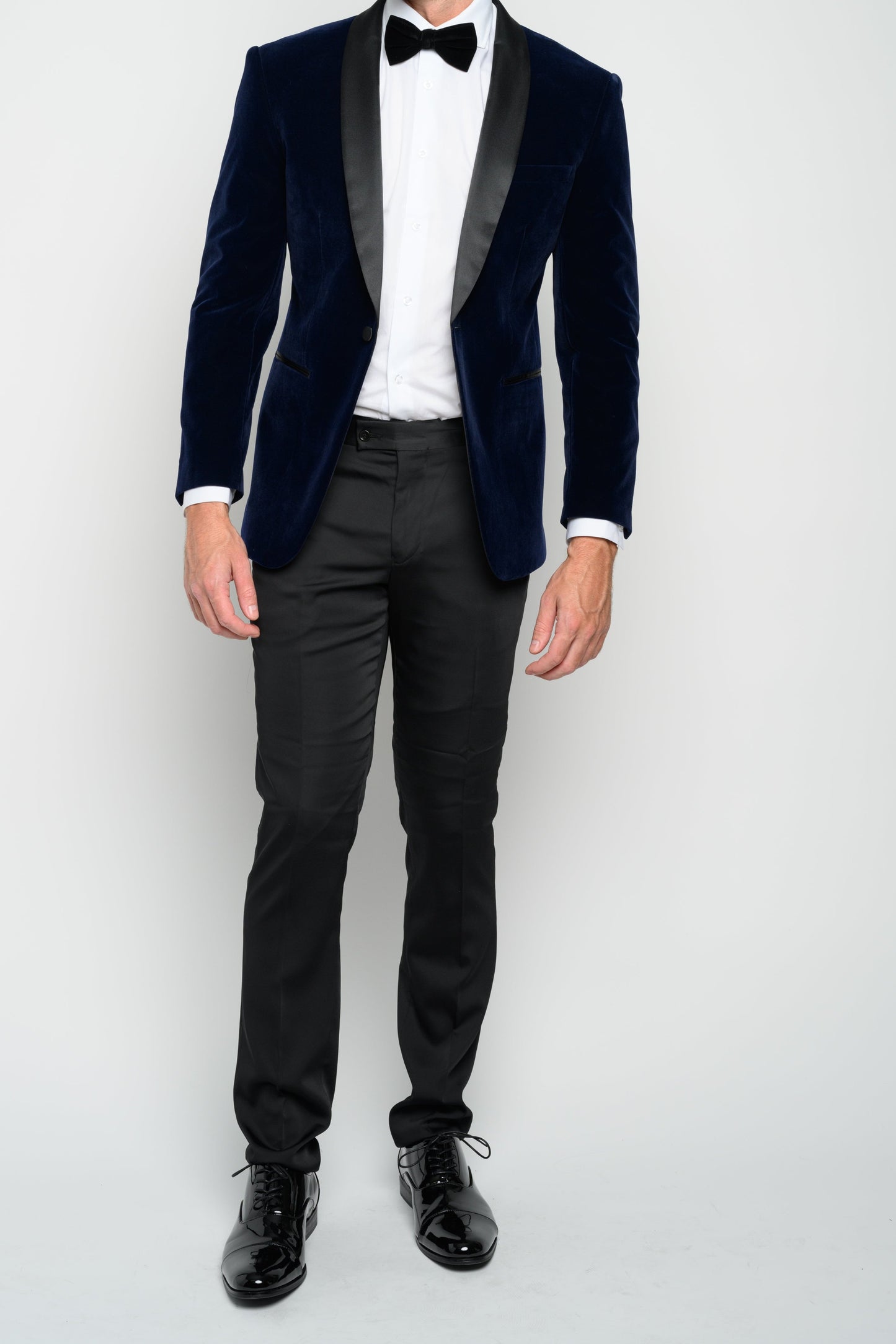 Men's Navy Velvet Tuxedo Jacket