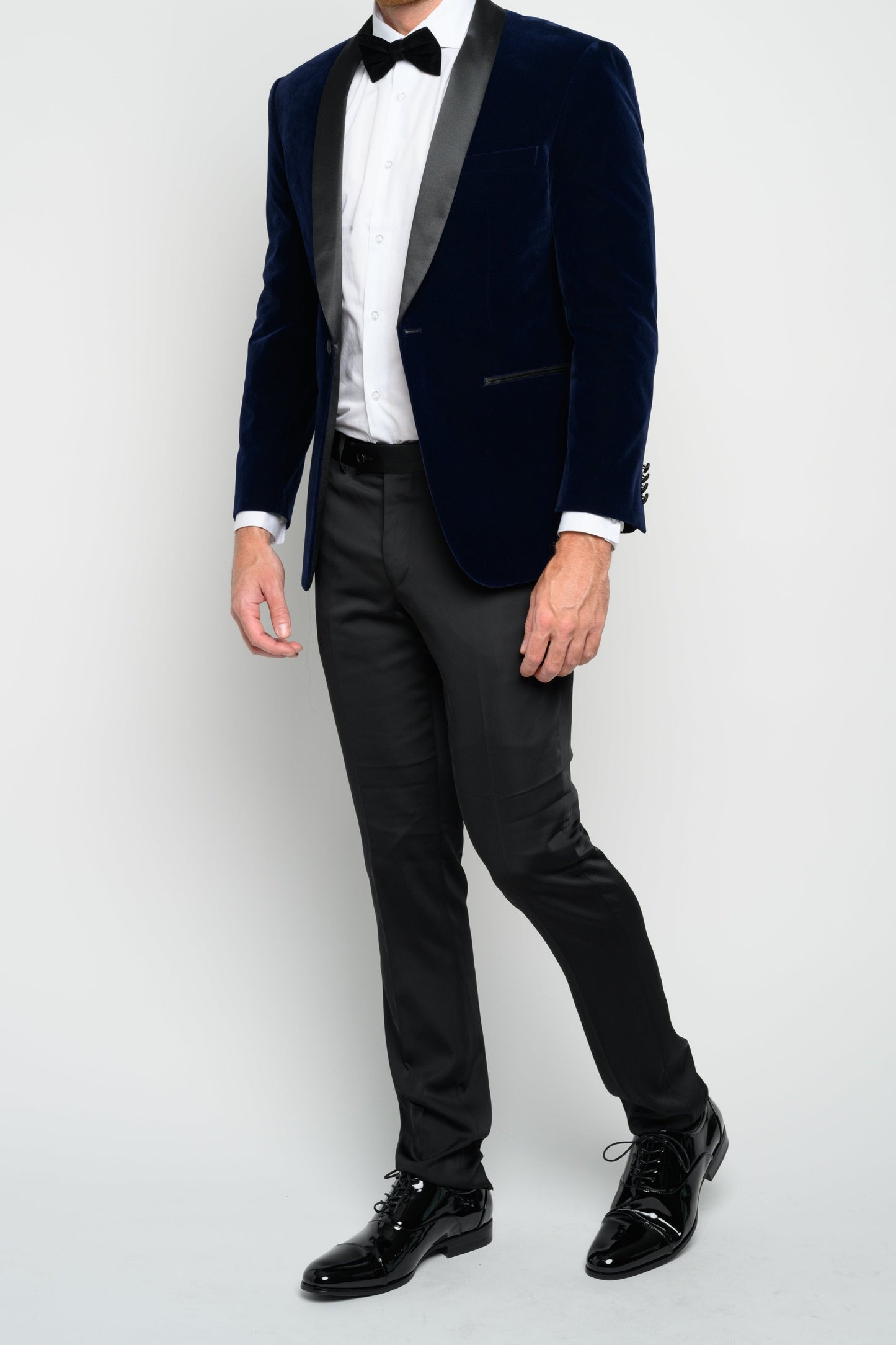 Men's Navy Velvet Tuxedo Jacket