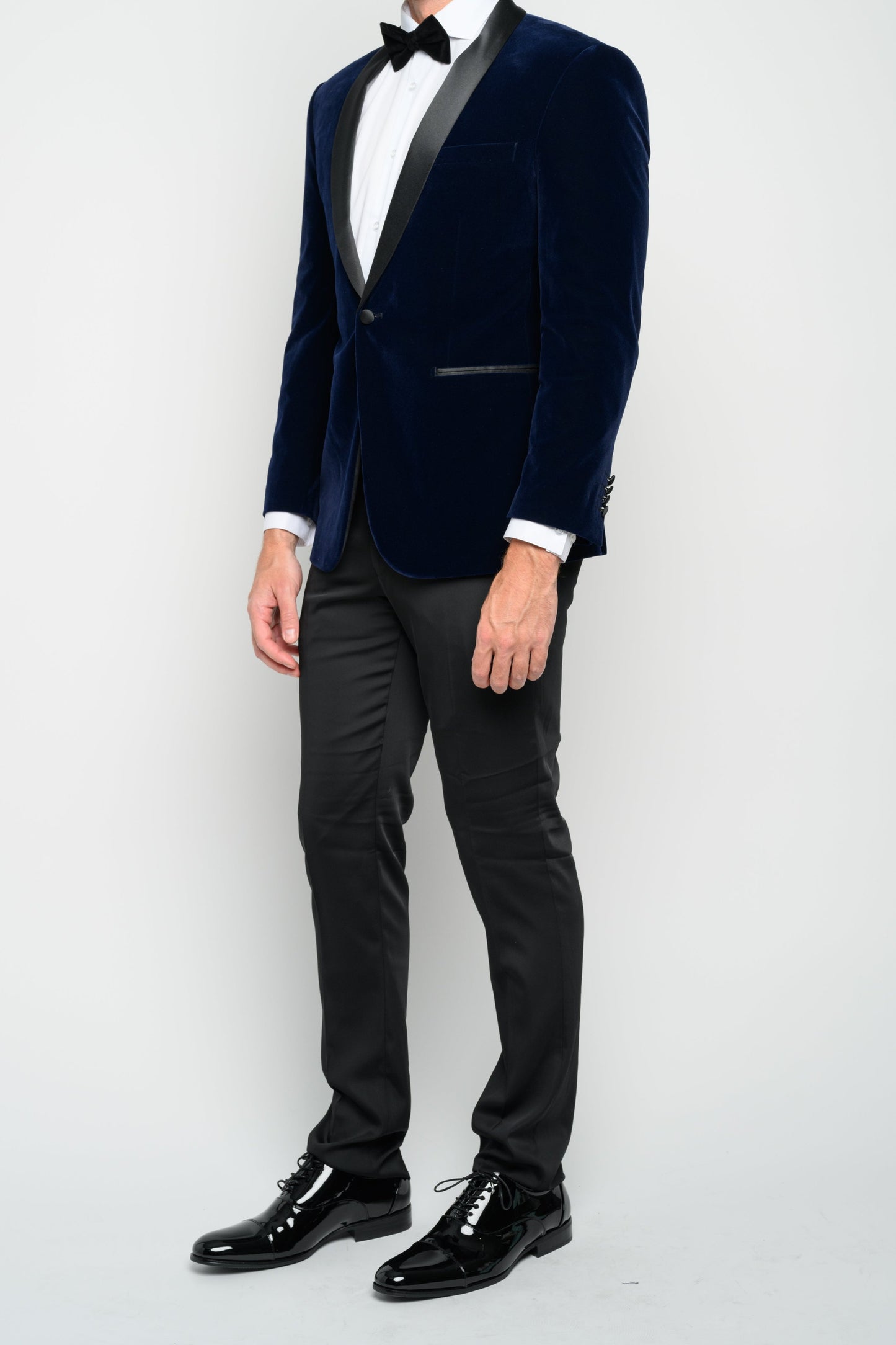 Men's Navy Velvet Tuxedo Jacket