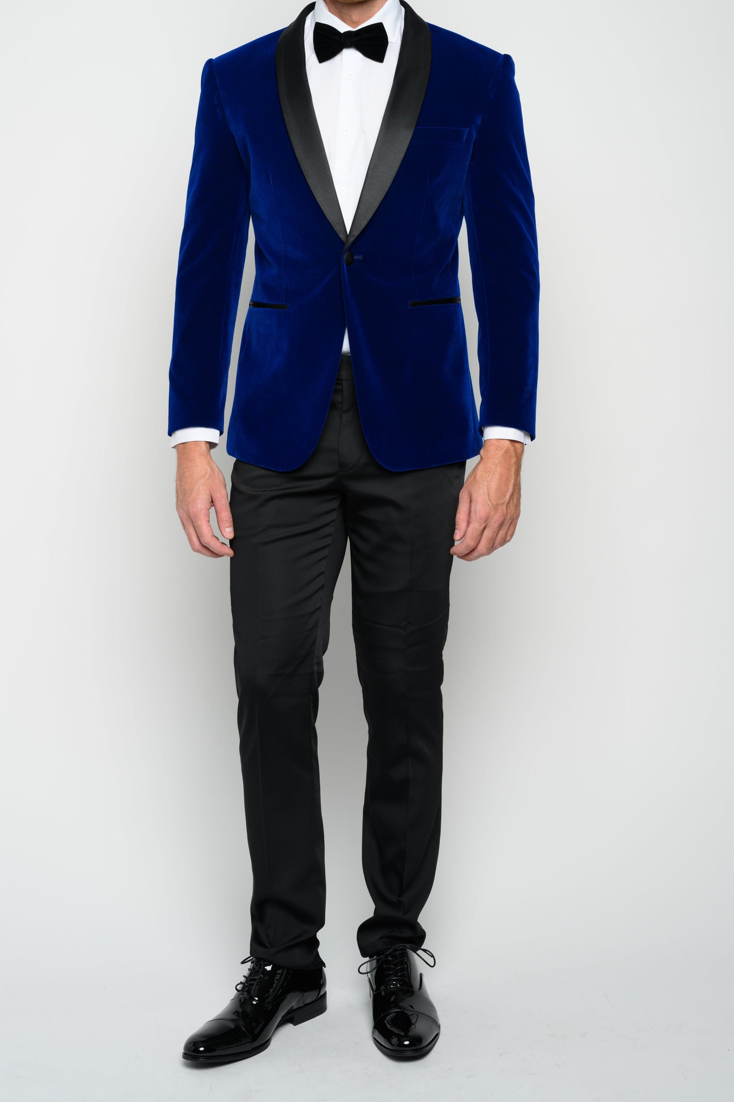 Men's Blue Velvet Tuxedo Jacket