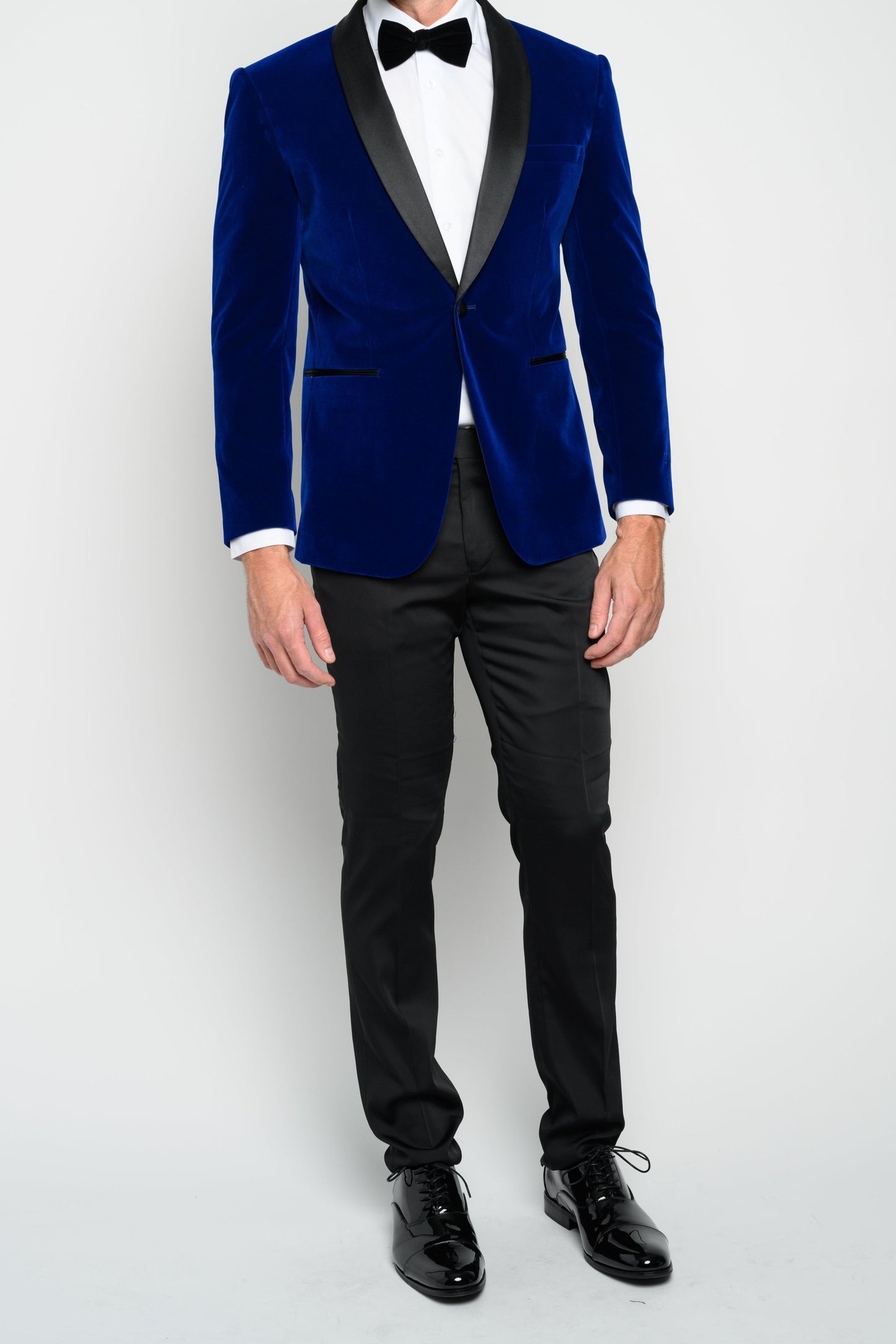 Men's Blue Velvet Tuxedo Jacket