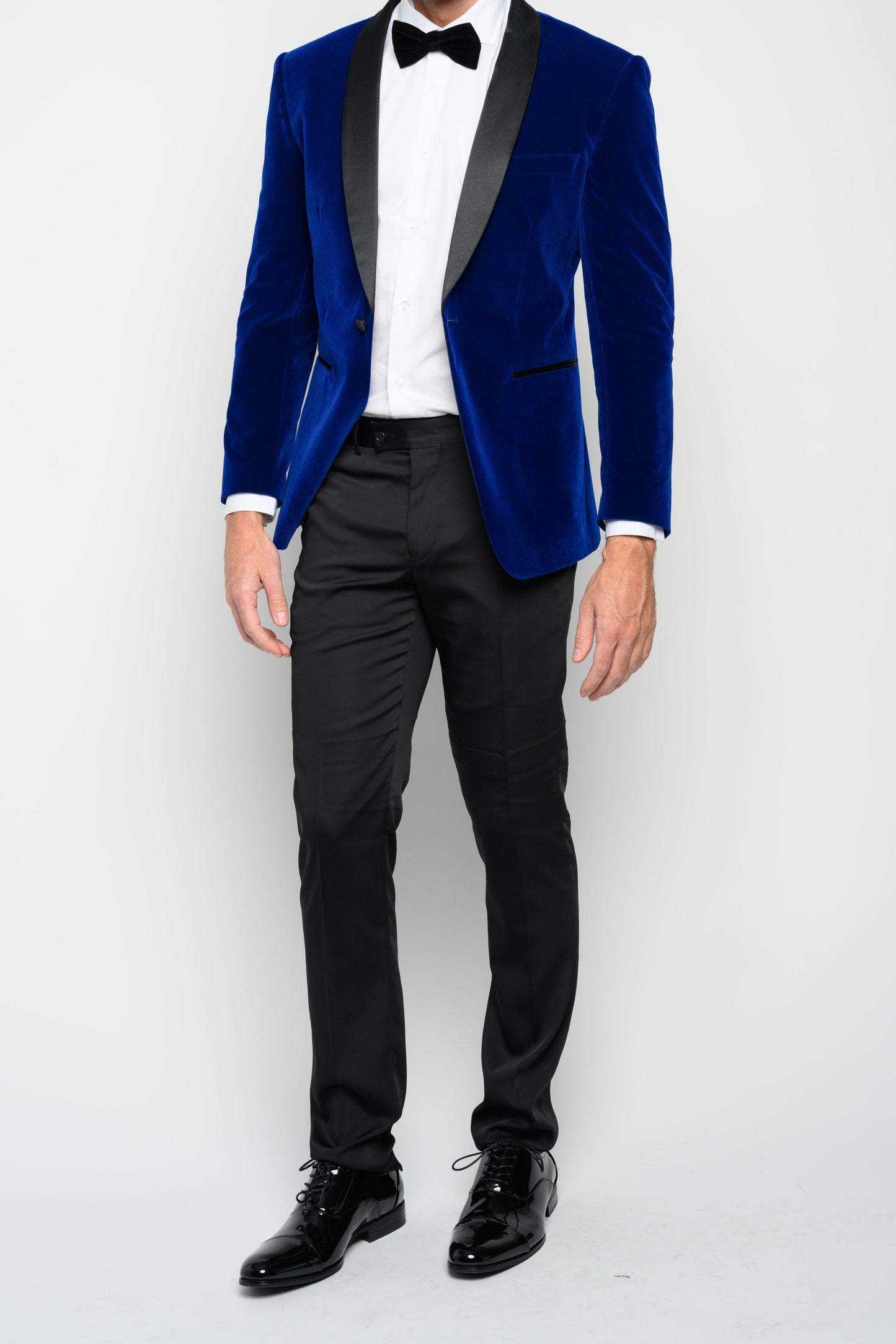 Men's Blue Velvet Tuxedo Jacket