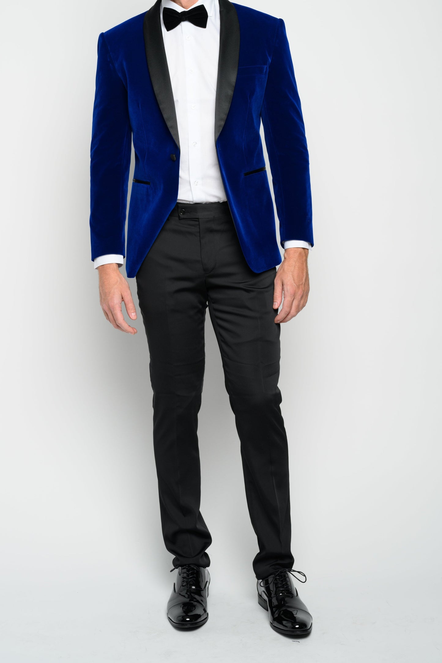 Men's Blue Velvet Tuxedo Jacket