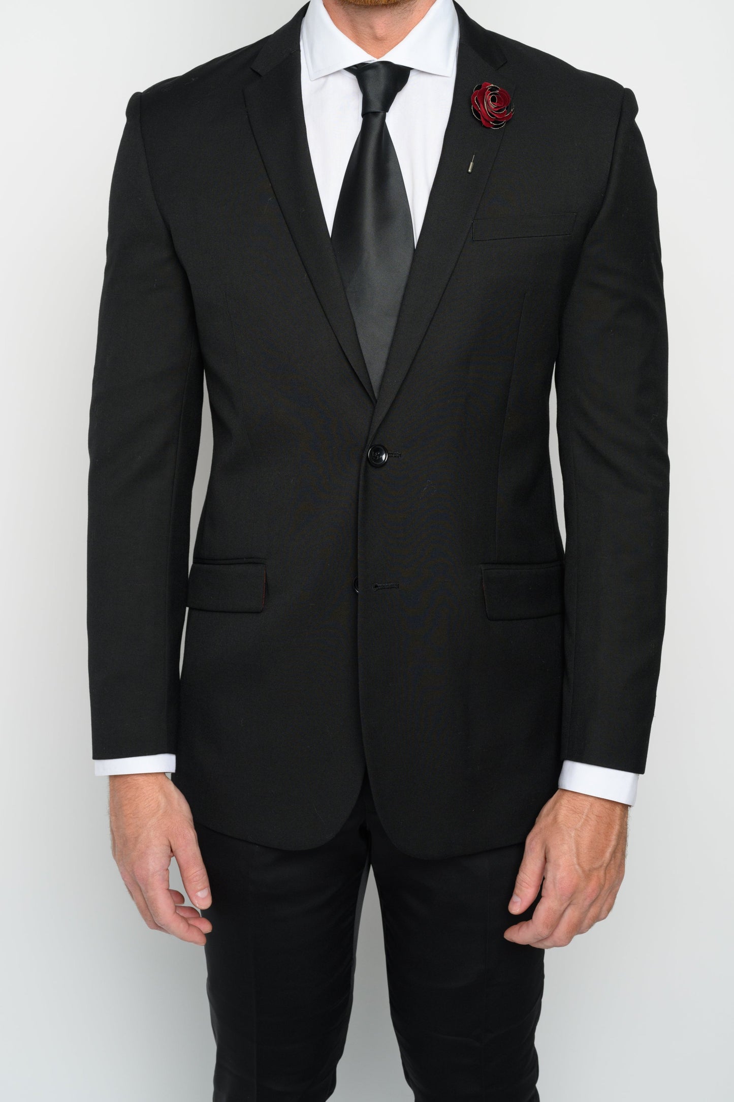 Men's Black Slim Fit Suit 