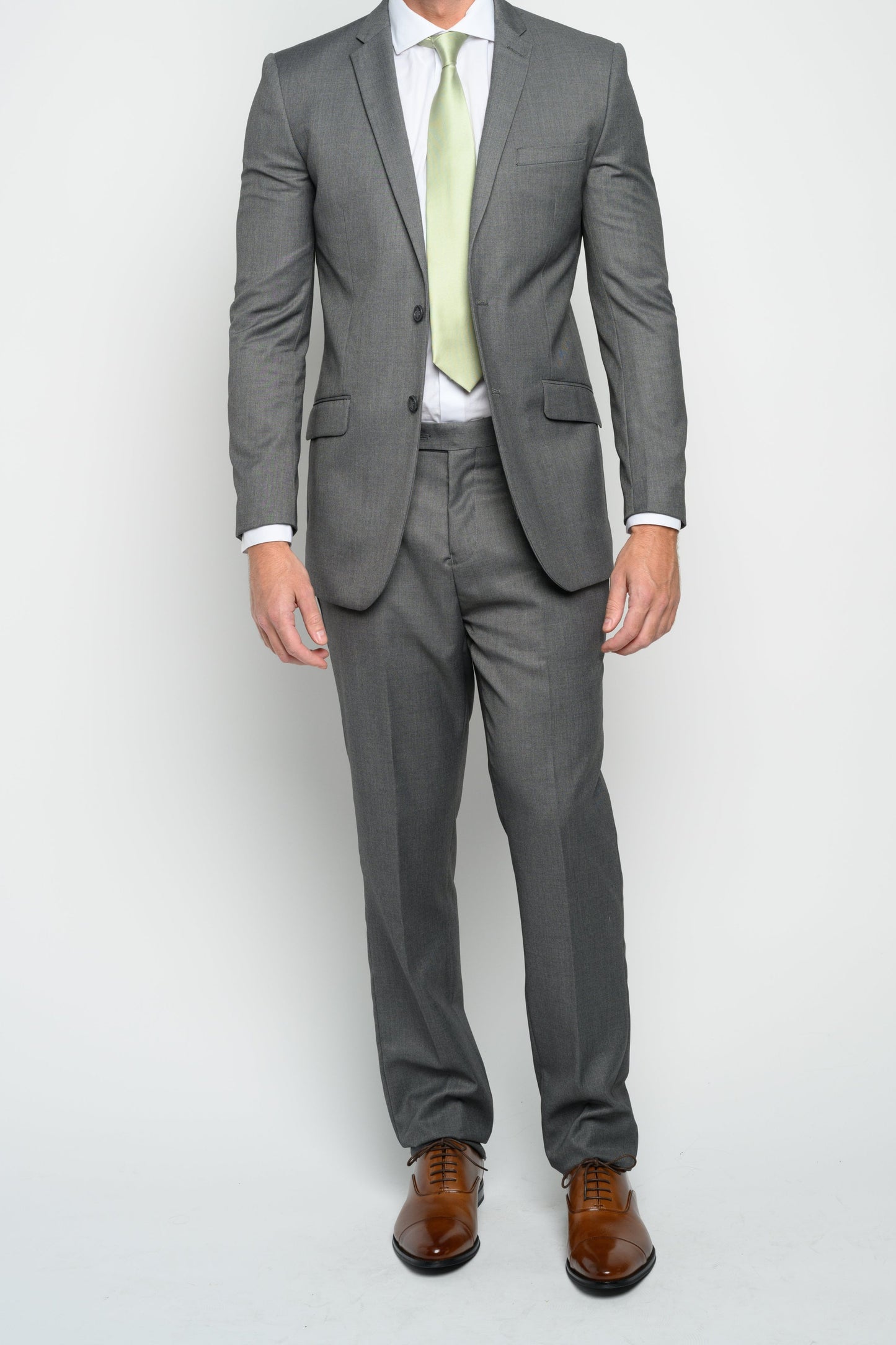 Men's Medium Grey Slim Fit Suit