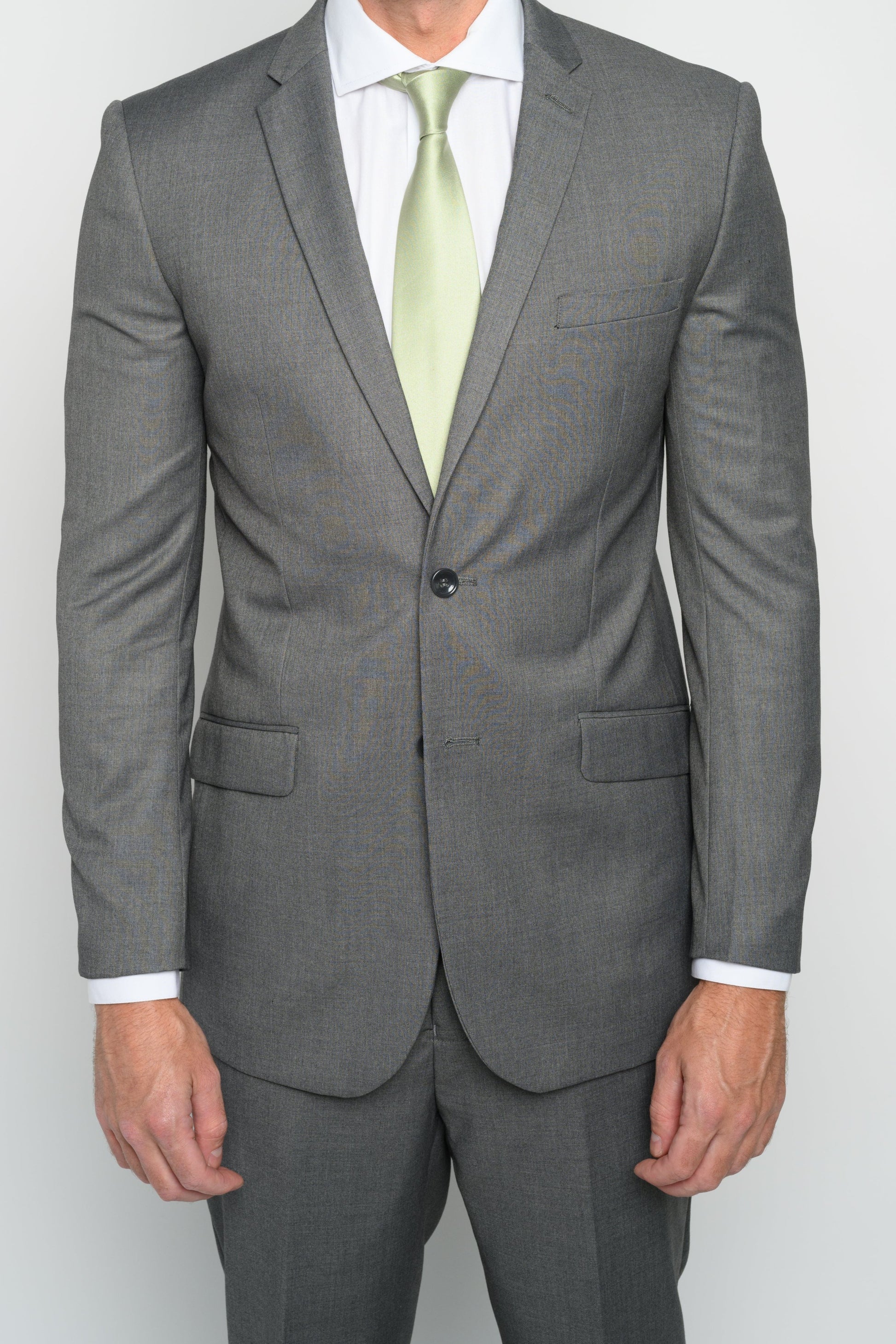 Men's Medium Grey Slim Fit Suit