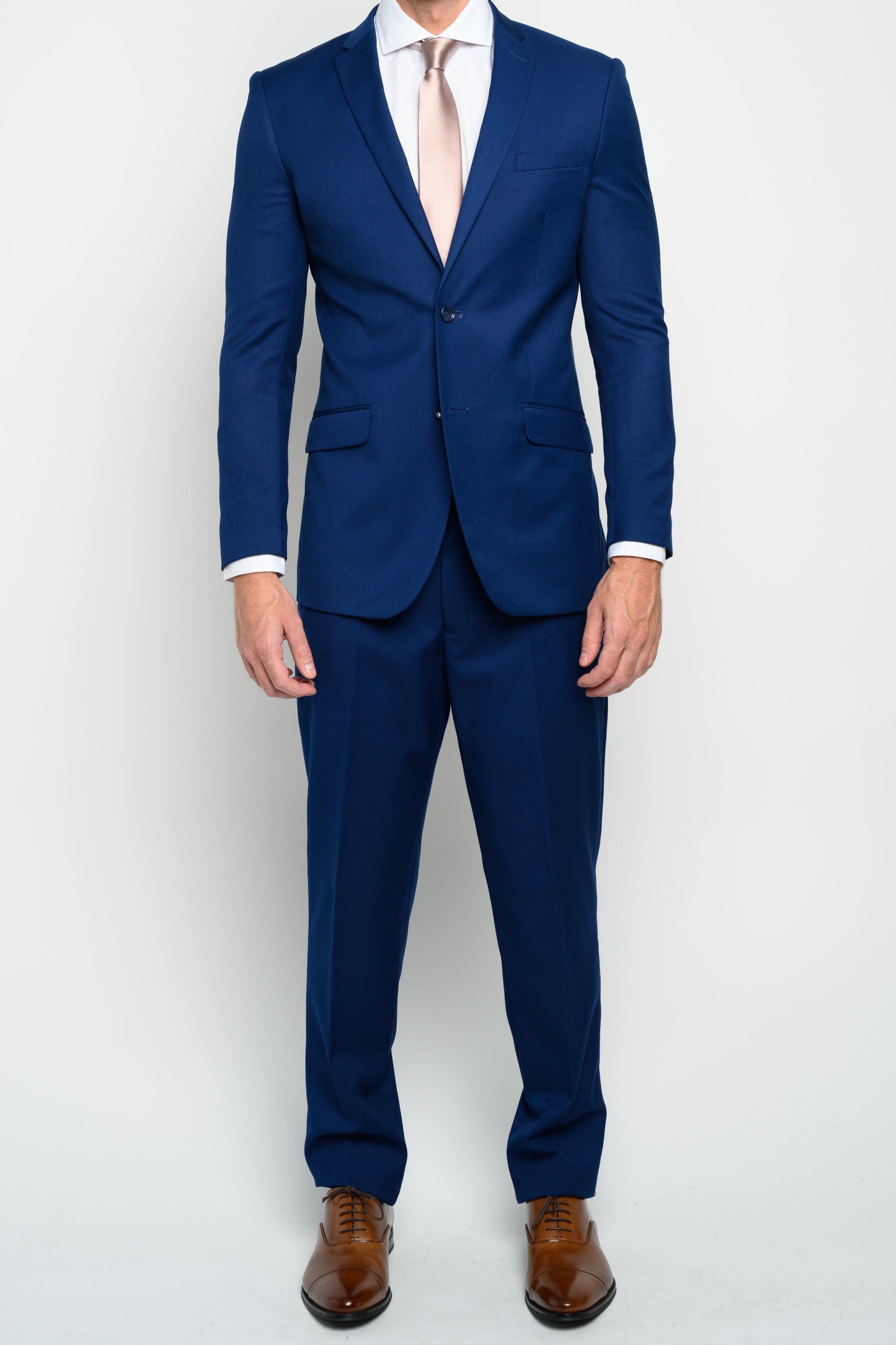  Men's Indigo Slim Fit Suit