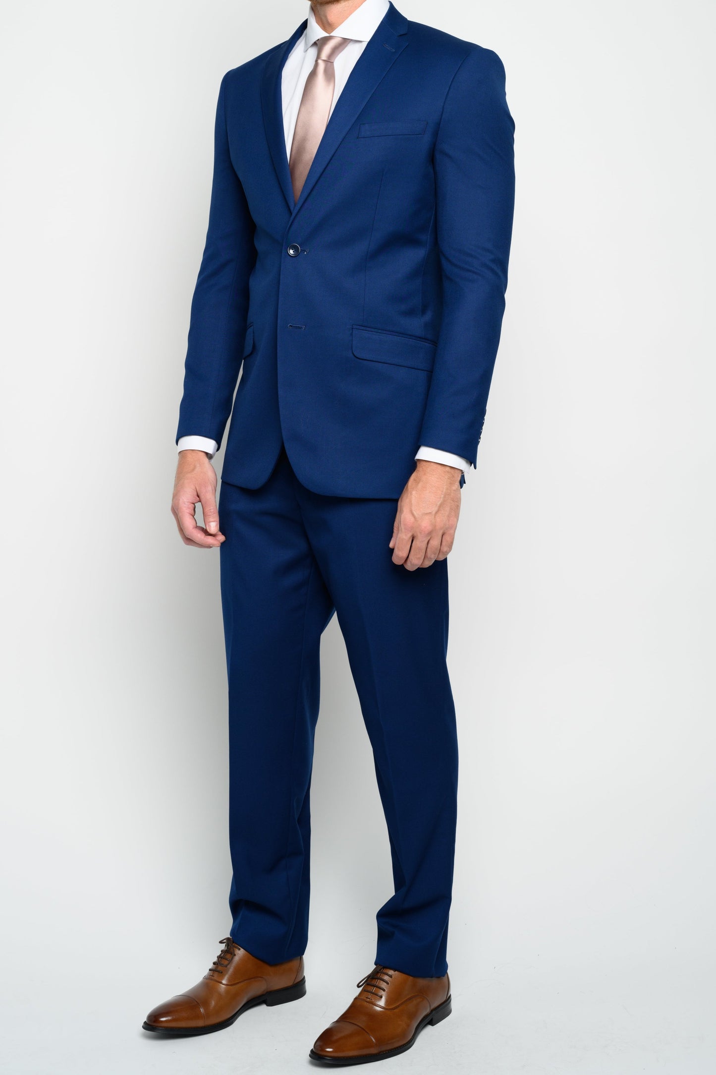  Men's Indigo Slim Fit Suit