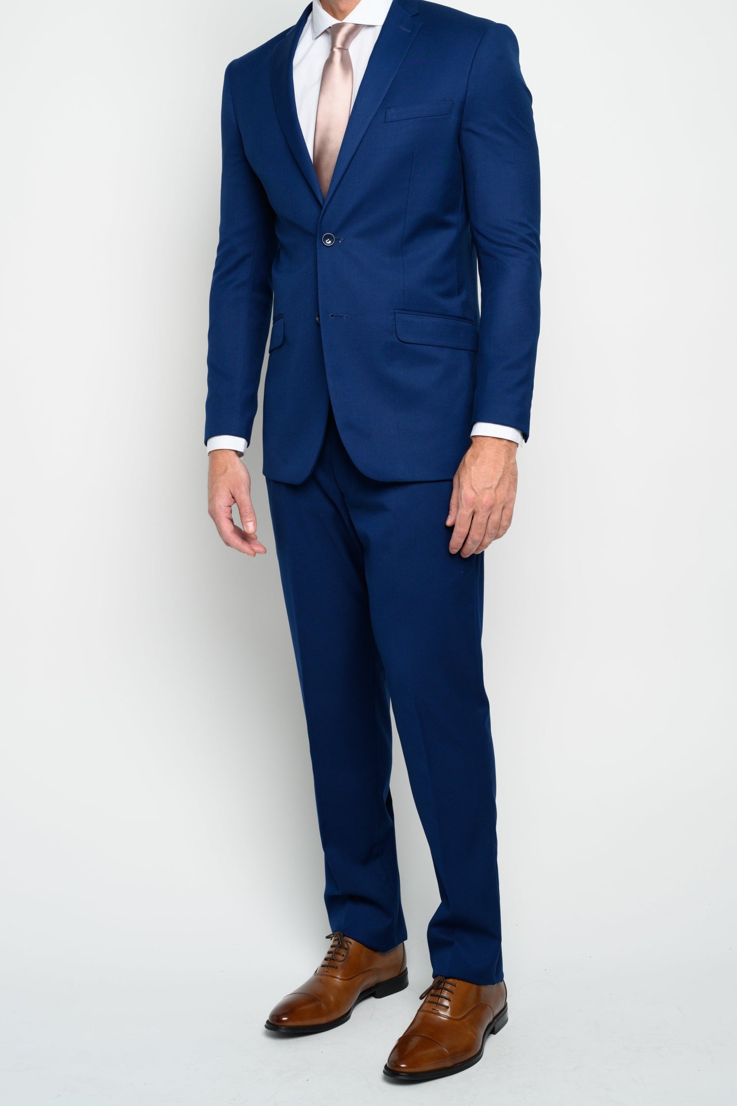  Men's Indigo Slim Fit Suit