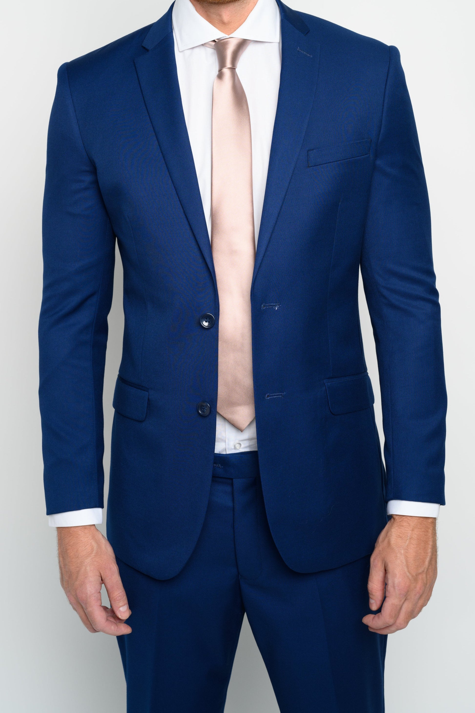  Men's Indigo Slim Fit Suit