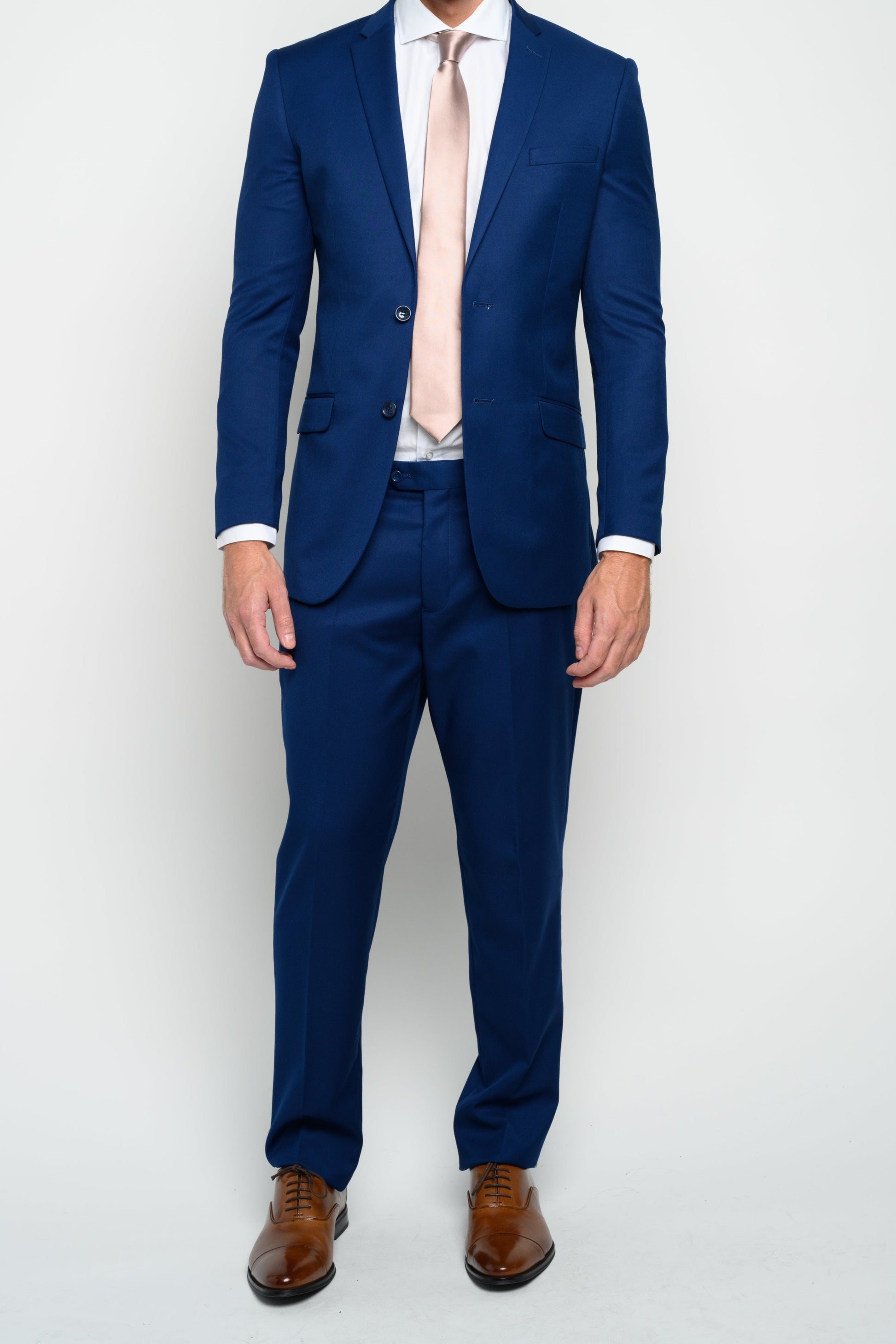  Men's Indigo Slim Fit Suit