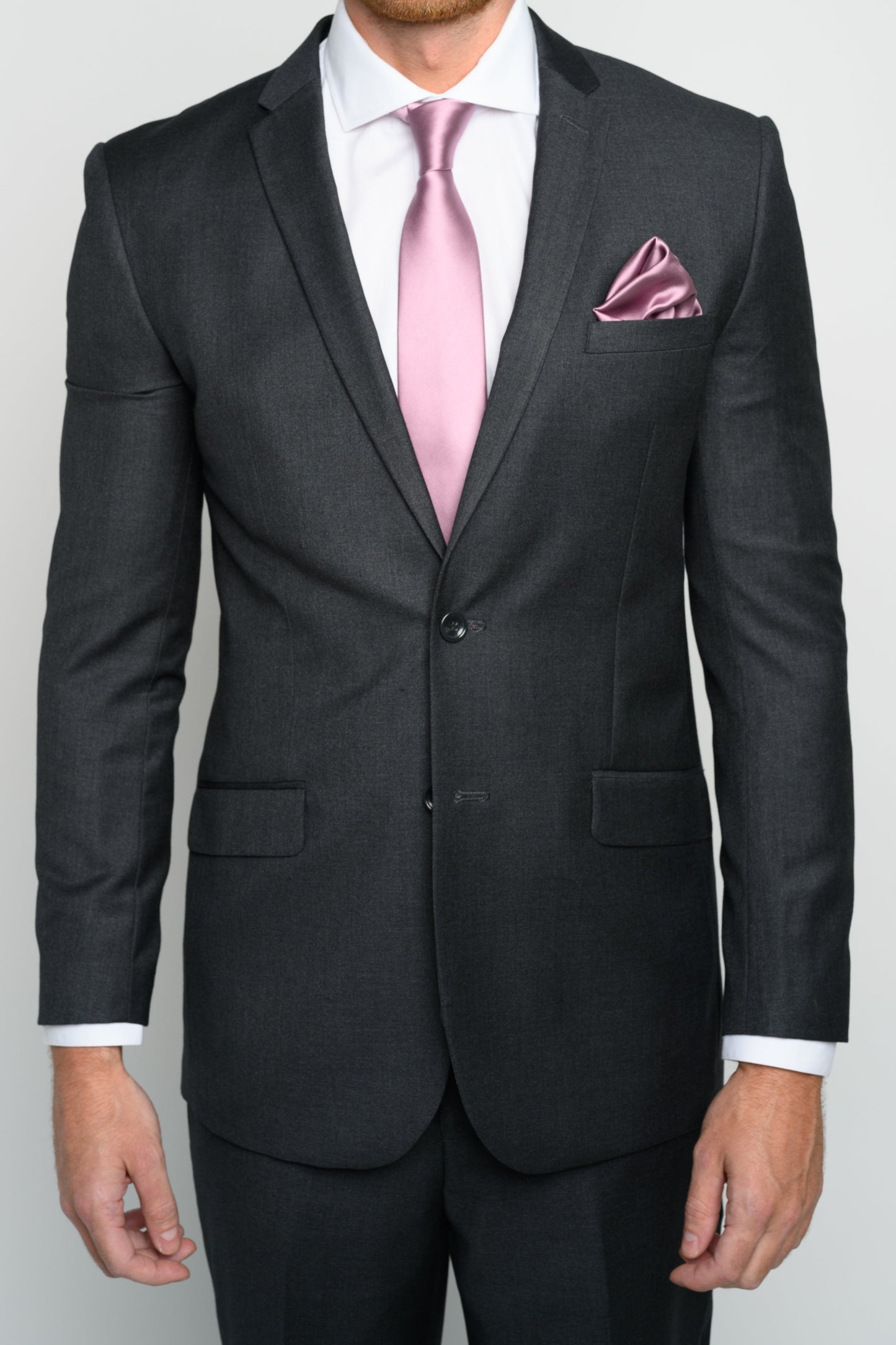 Men's Charcoal Grey Slim Fit Suit