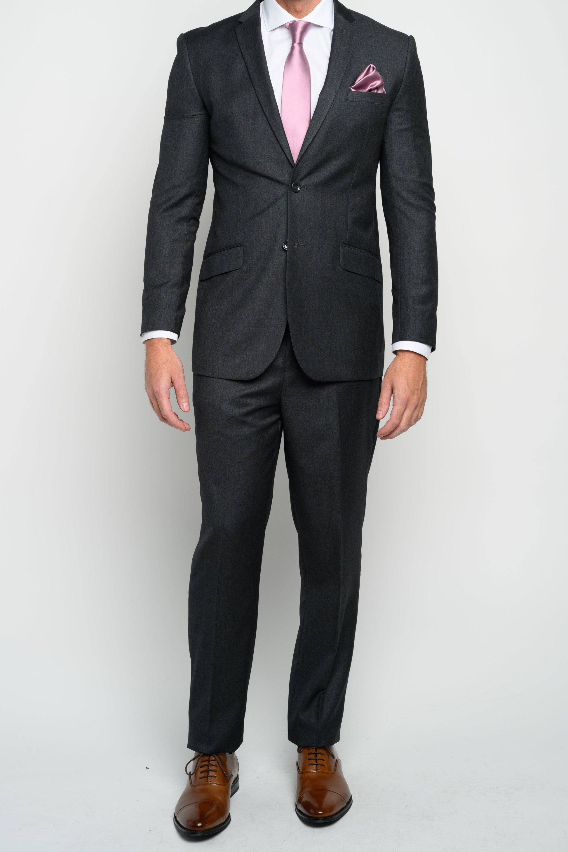 Men's Charcoal Grey Slim Fit Suit