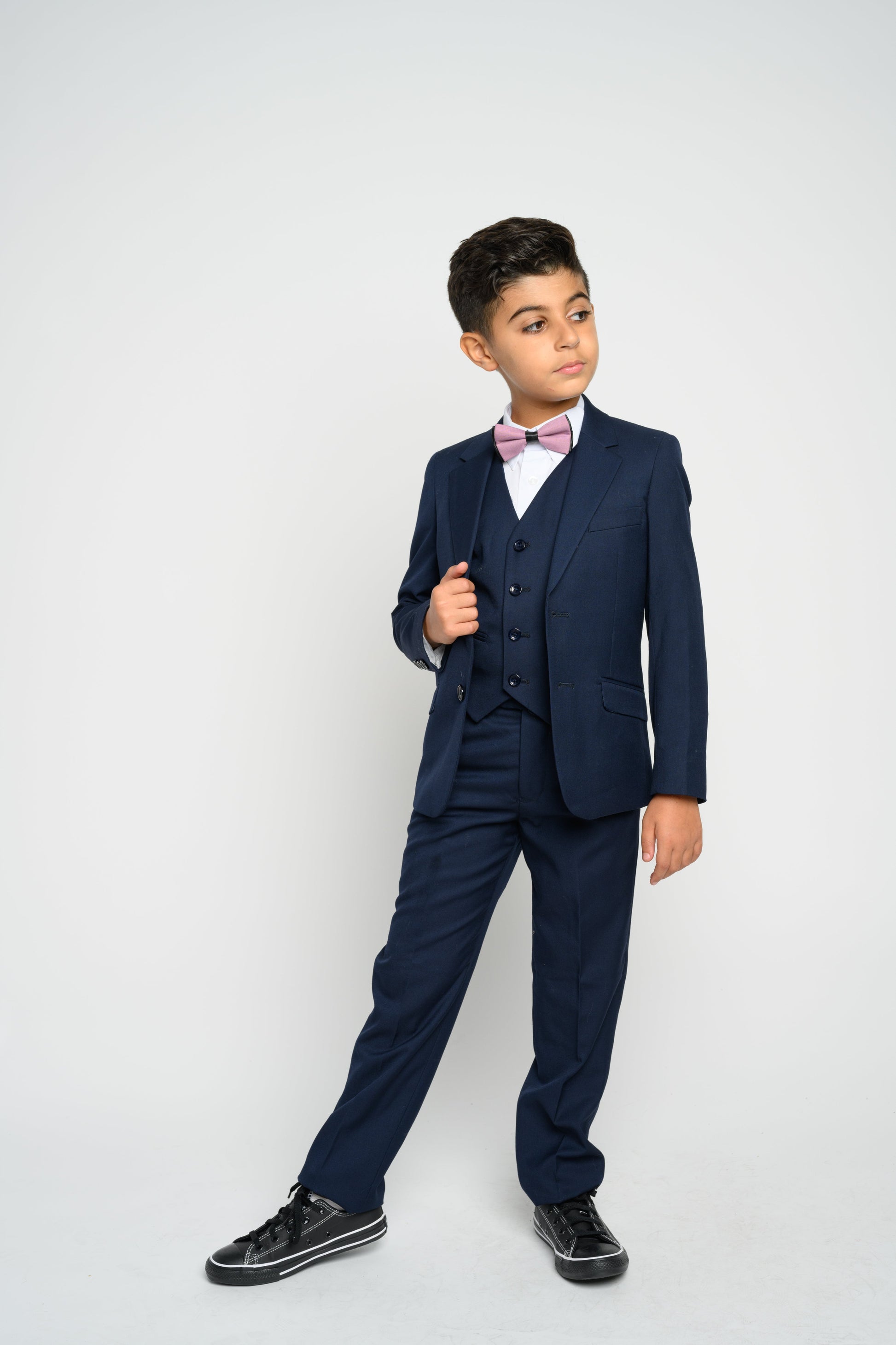 Boy's Navy Slim Fit Suit