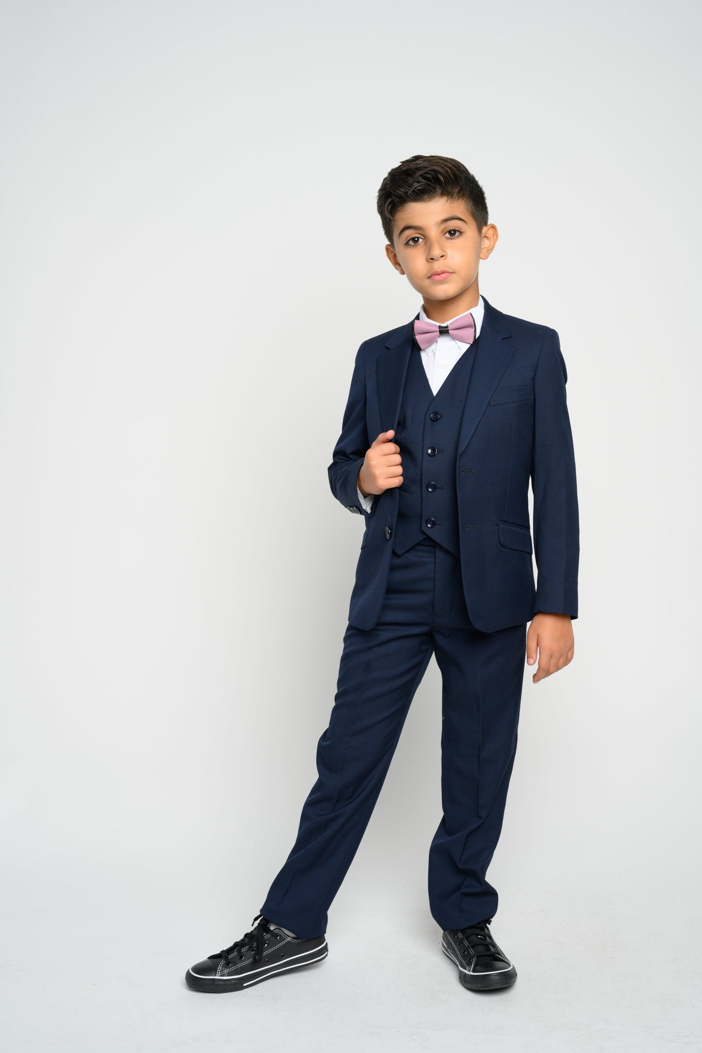 Boy's Navy Slim Fit Suit