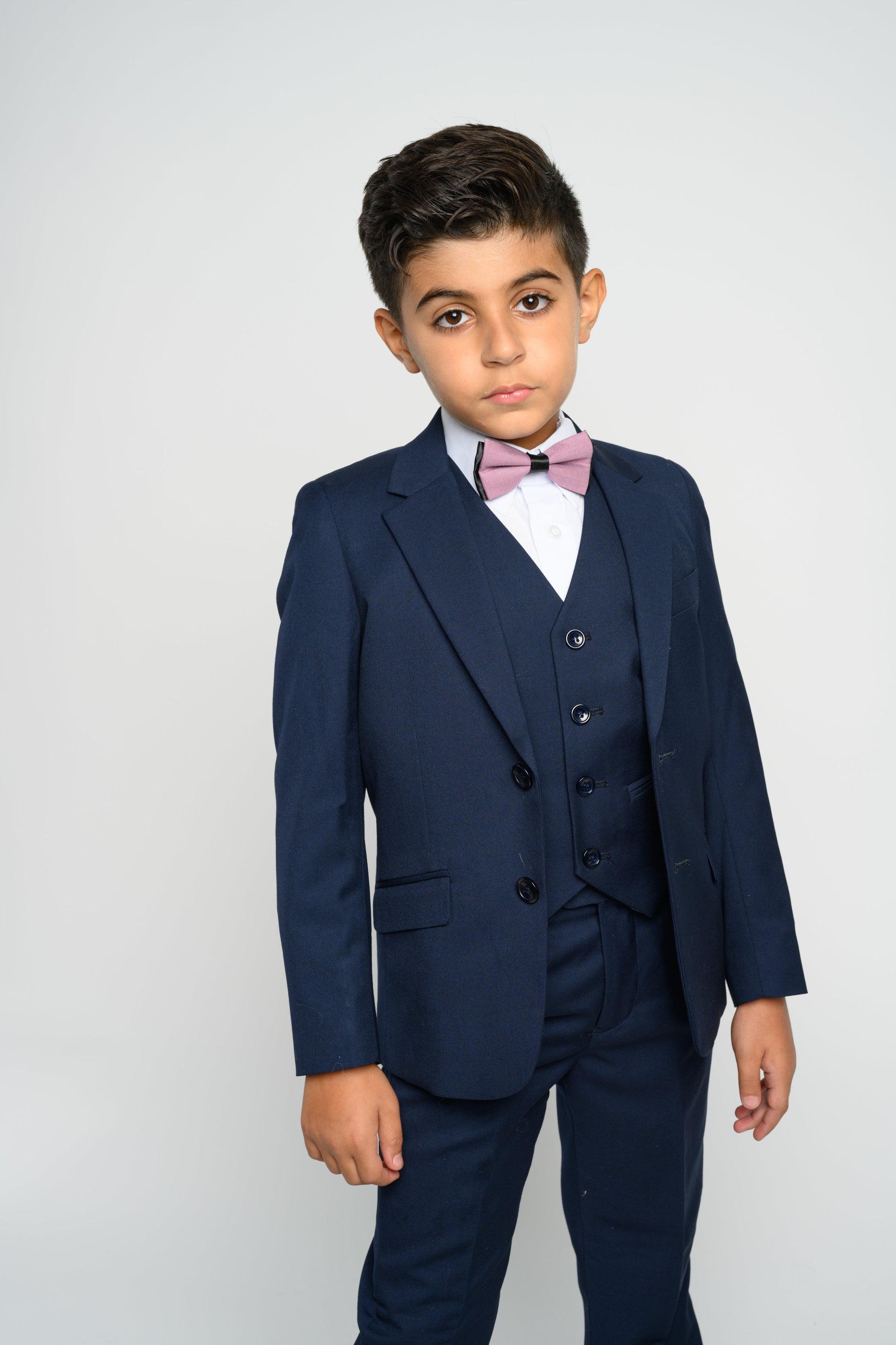 Boy's Navy Slim Fit Suit