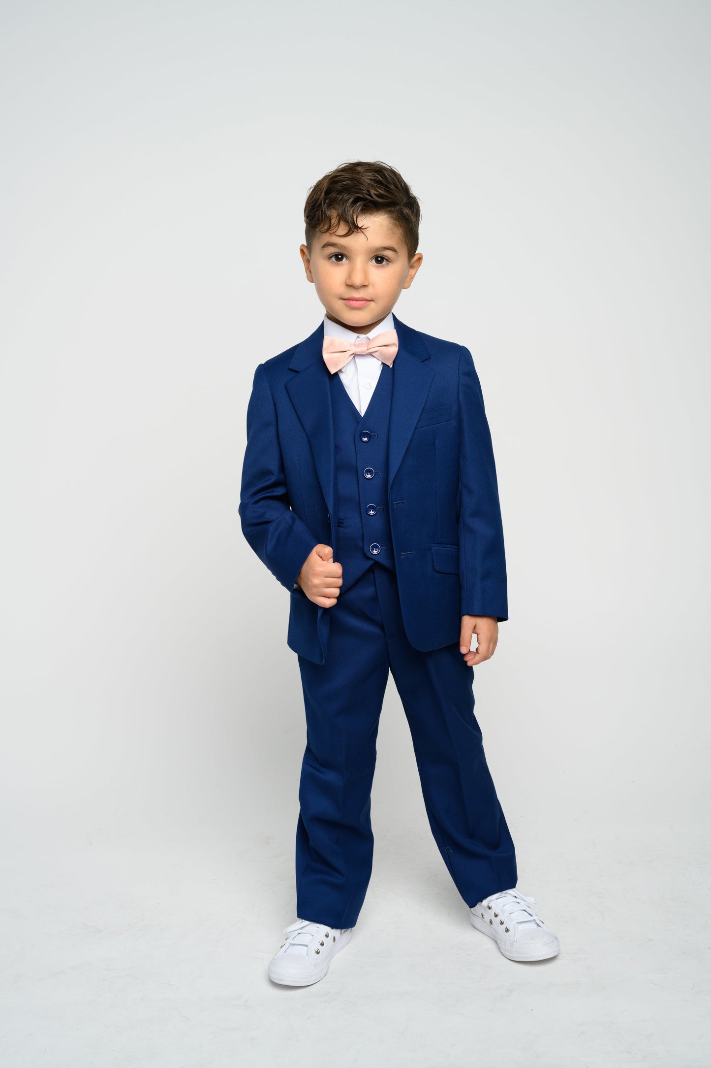 Boy's Indigo Slim Fit Suit