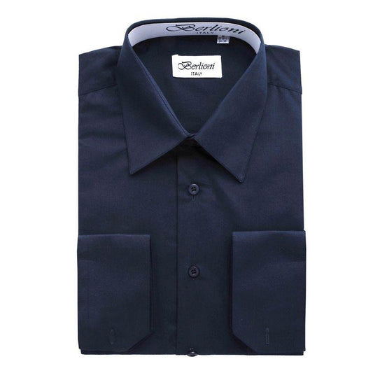 Men's Navy Dress Shirt