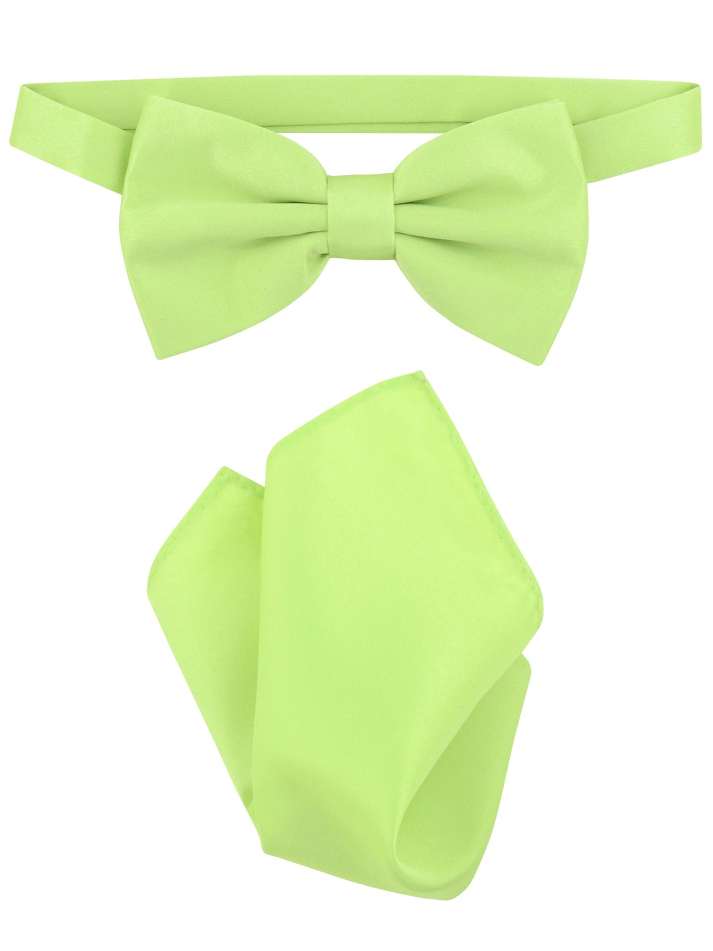 Men's Bow Tie Set 25 Solid Colors (A-Z)