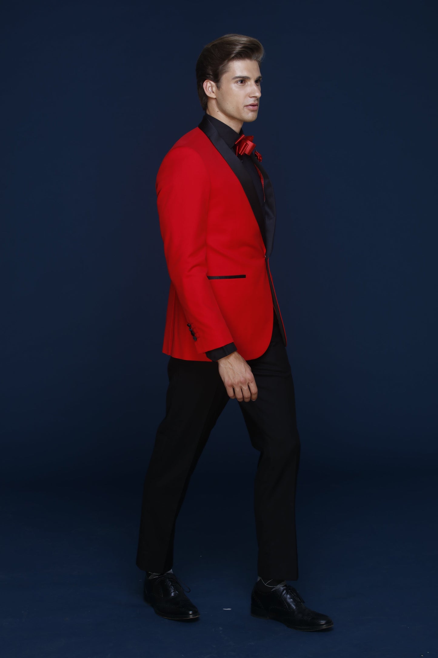 Men's 2-Pieces Red Velvet Tuxedo Set