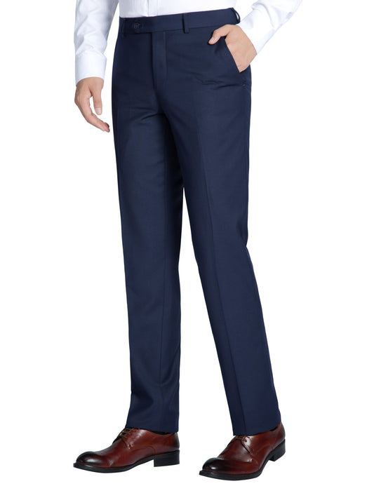 Men's Navy Slim Fit Dress Pants