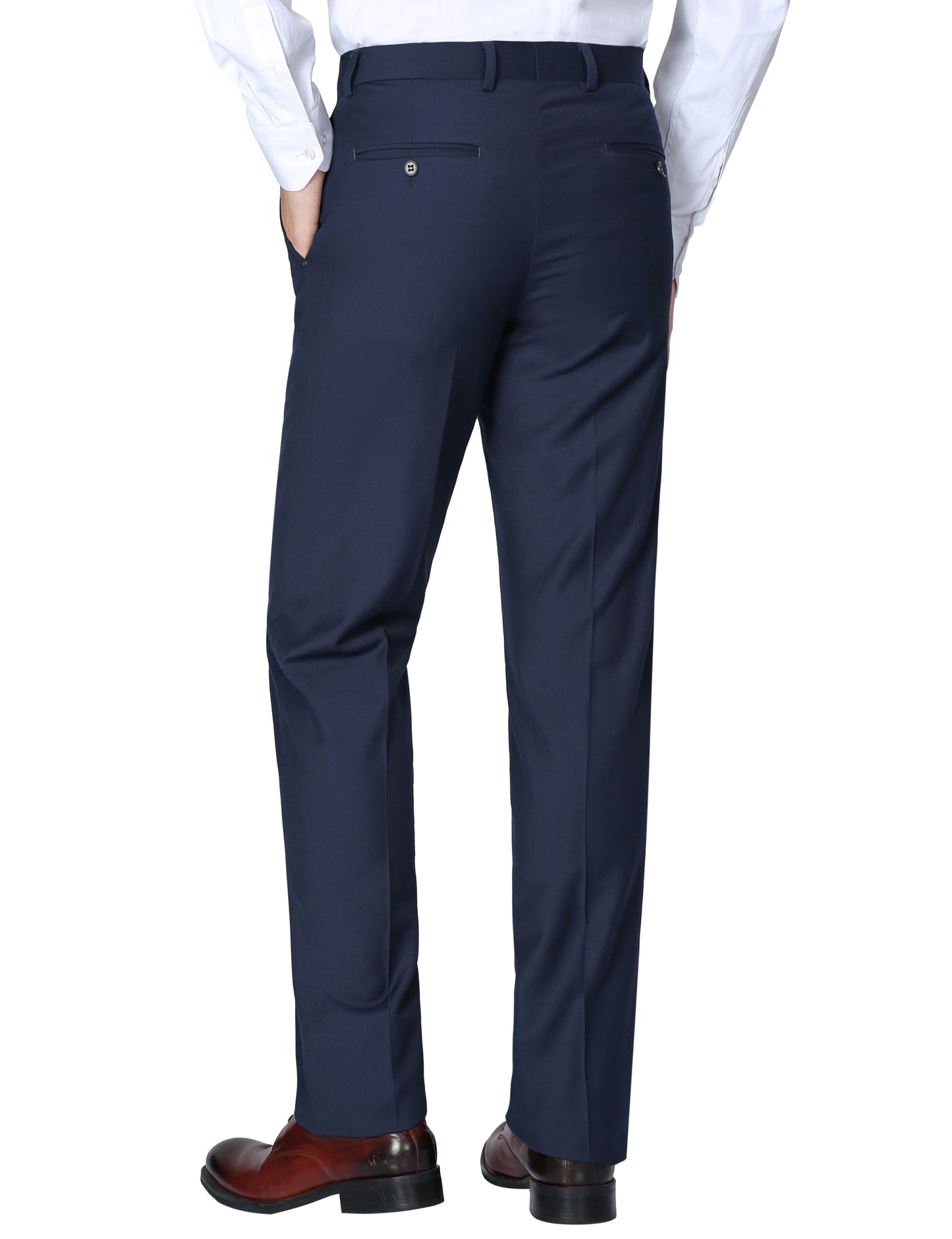 Men's Navy Slim Fit Dress Pants