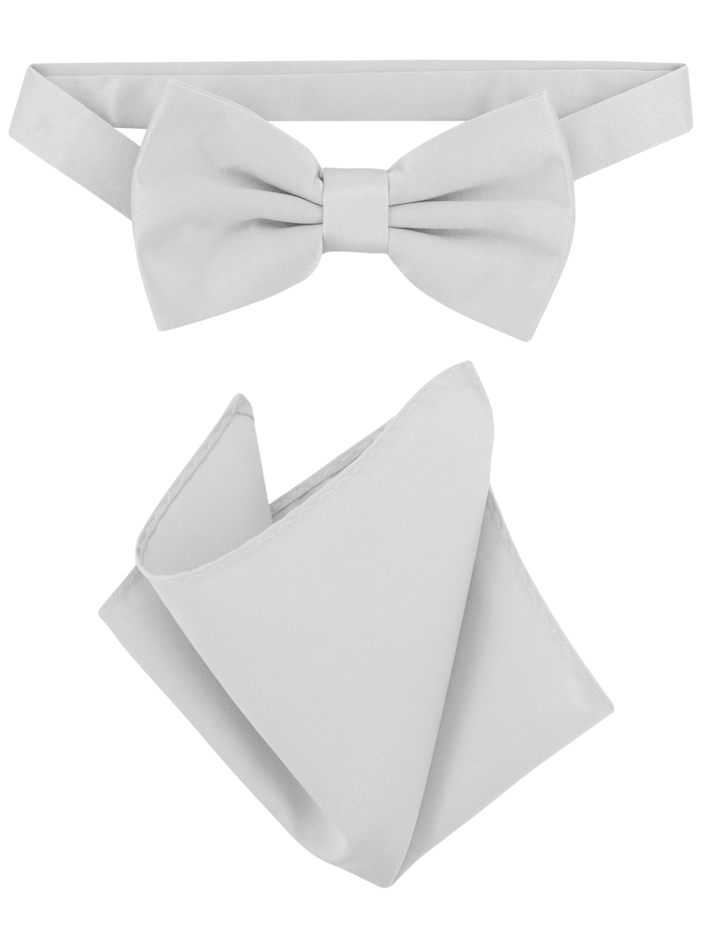 Men's Bow Tie Set 25 Solid Colors (A-Z)