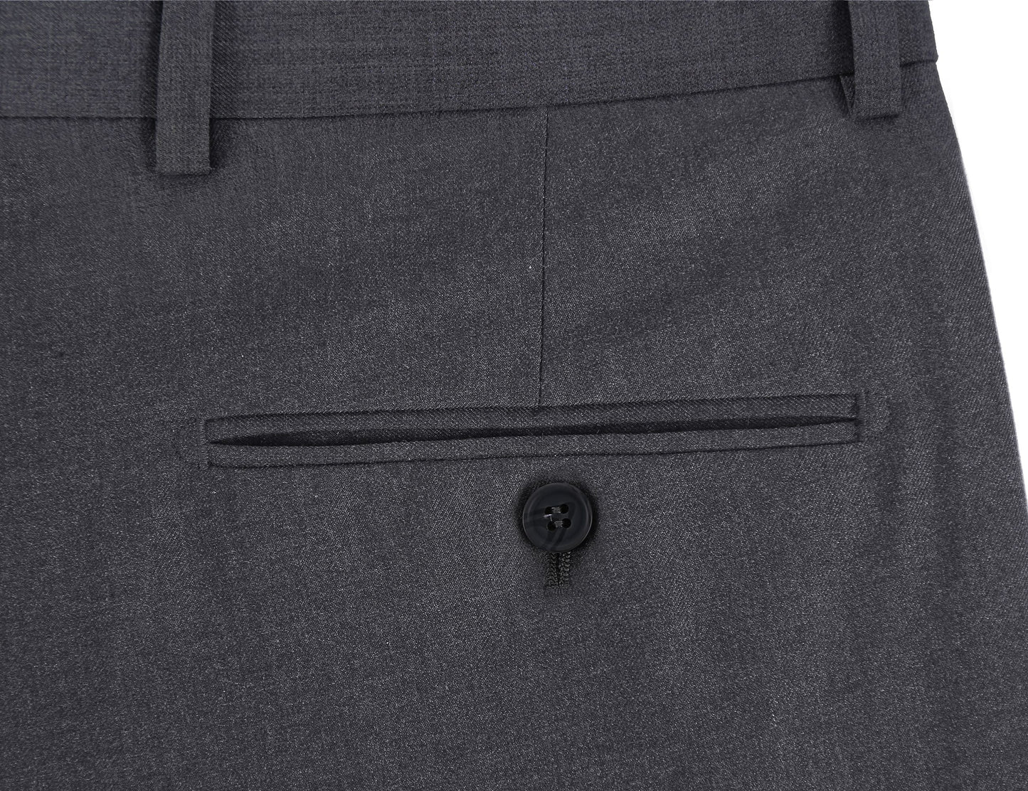 Men's Charcoal Slim Fit Dress Pants