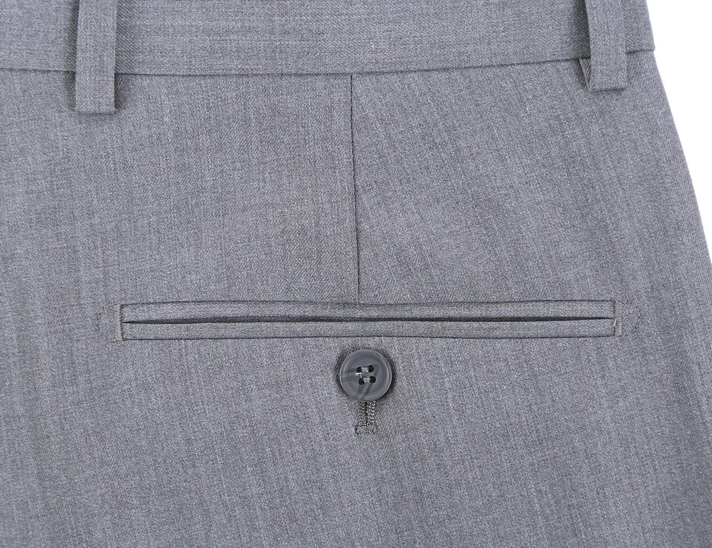 Men's Light Grey Slim Fit Dress Pants