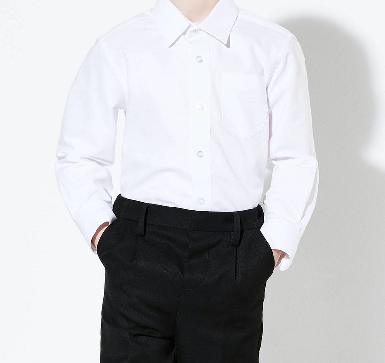 Boy's White Dress Shirt